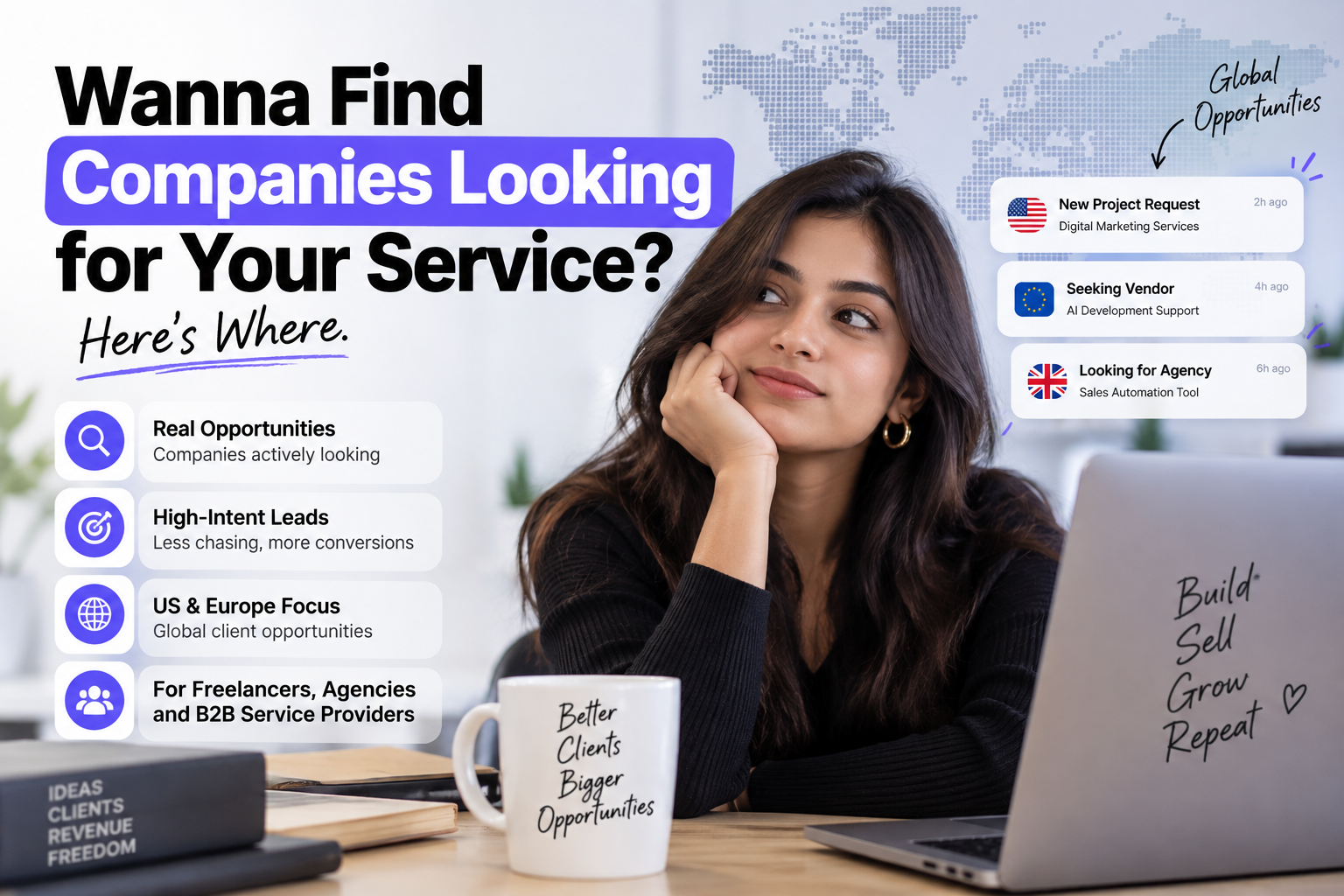 Wanna Find Companies Looking for Your Service? Here’s Where