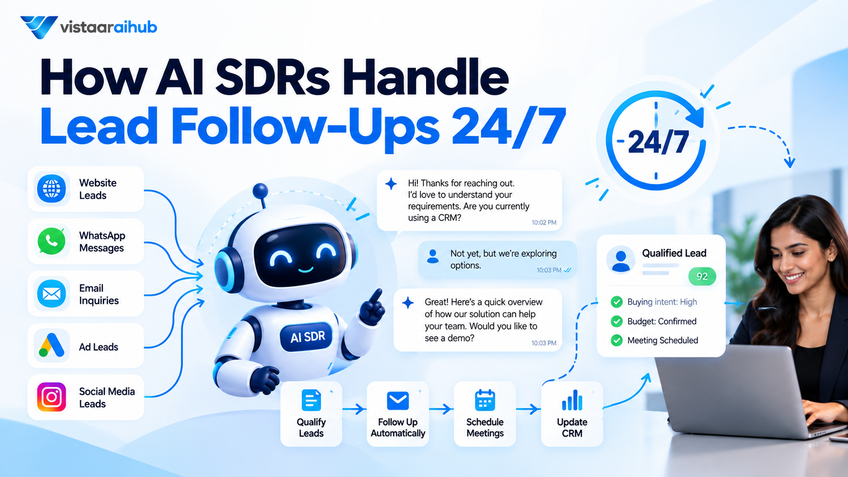 How AI SDRs Handle Lead Follow-Ups 24/7