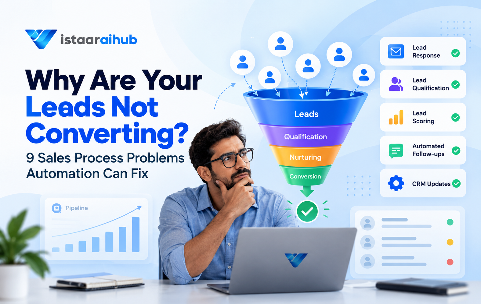 Why Are Your Leads Not Converting? 9 Sales Process Problems Automation Can Fix