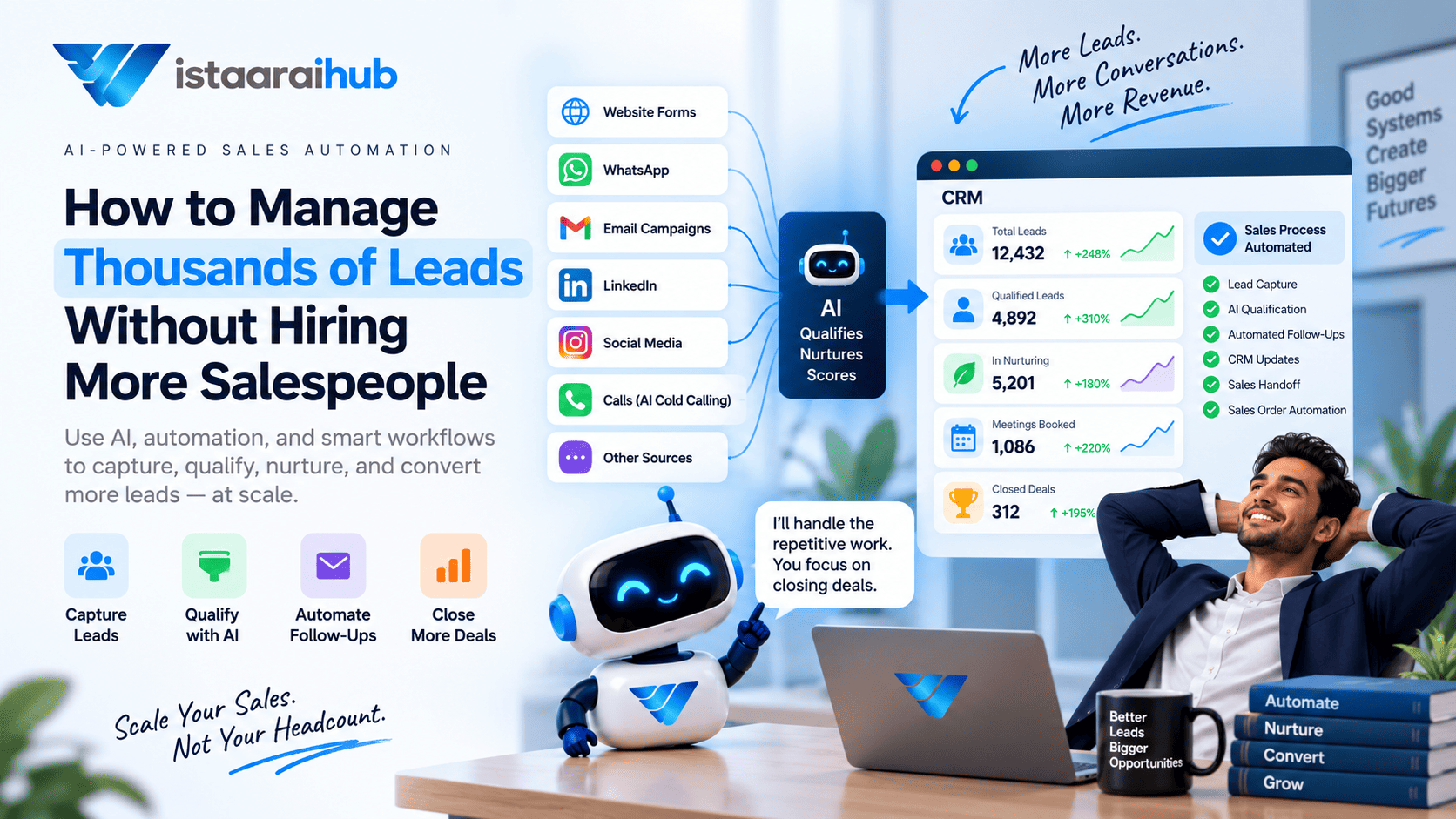 How to Manage Thousands of Leads Without Hiring More Salespeople