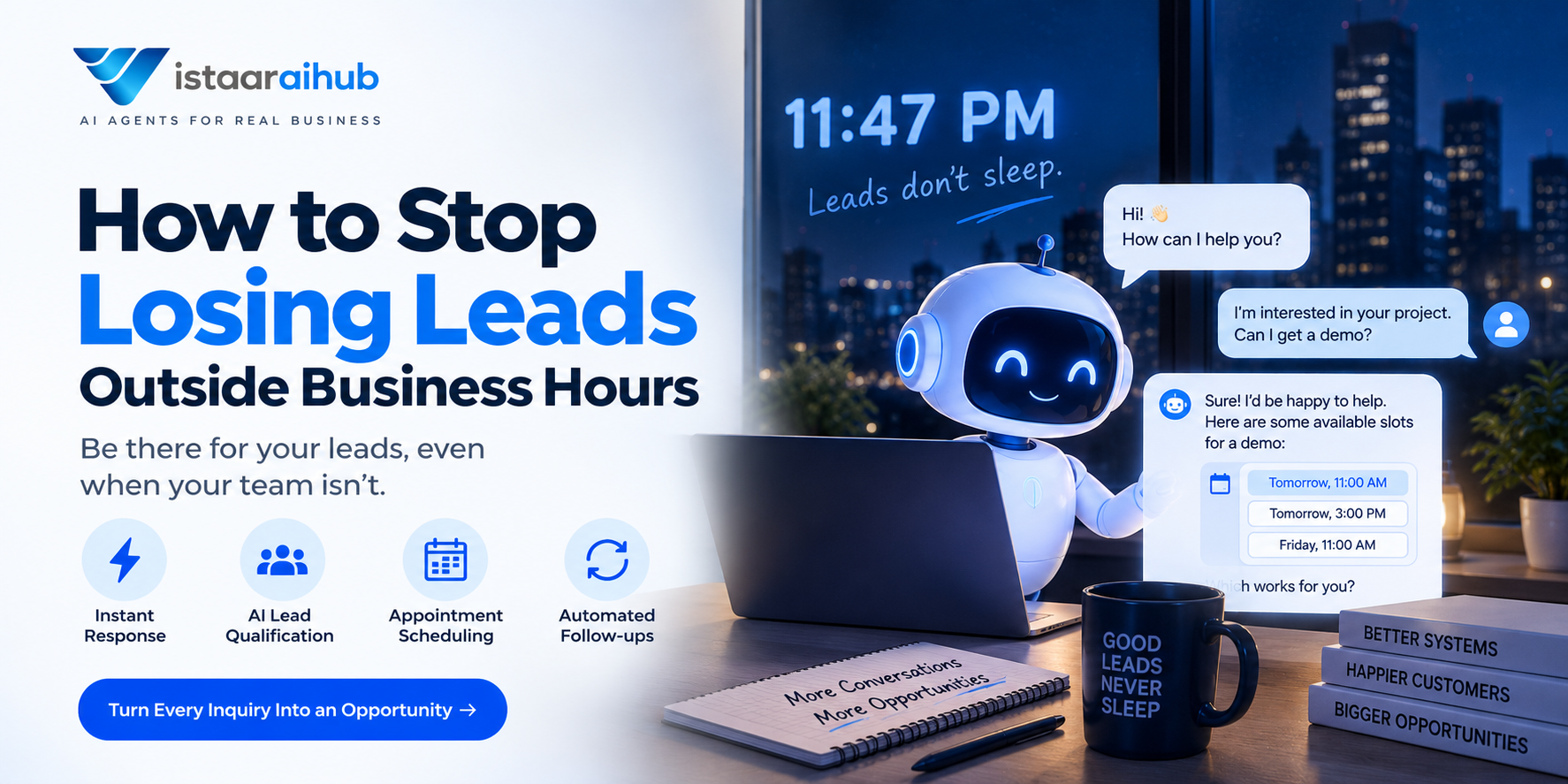 How to Stop Losing Leads Outside Business Hours